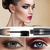 2PCS 4D Silk Fiber Mascara my amazing lash mascara Waterproof mascara black volume and length for Long, Full lashes that Last All Day