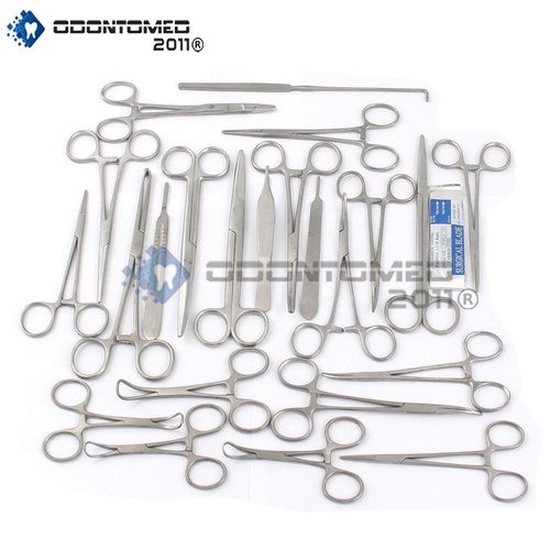 OdontoMed2011 72 PCS O.R Premium Grade Set Spay-Instruments Student ! Forceps Scissors !Scalpel Blades !HEMOSTAT Forceps ! CARMALTS Forceps ! Needle Holder ODM