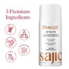 SAJIC Mineral Sunscreen SPF 50+ - 100ml Untinted Sunscreen, No White Residue, For Sensitive and all Skin Type - Protect from Sun damage, Aging - Hydrating, Non-Comedogenic, Cruelty-Free
