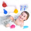 Aqualab Bath Toys for Kids Ages 4-8 - Science Themed Wall Suction Silicone Bath Toy – Includes Beaker, Flasks, and Test Tubes