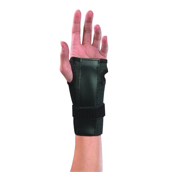 WRIST BRACE W/SPLINT, BLACK, OSFM (EA)