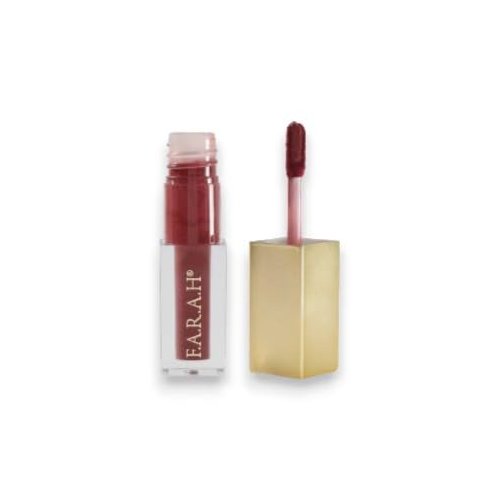 F.A.R.A.H Matte Liquid Lipstick - Mauve Red - Long-Lasting, Travel-Sized Lip Color - Smudge-Proof and All-Day Wear