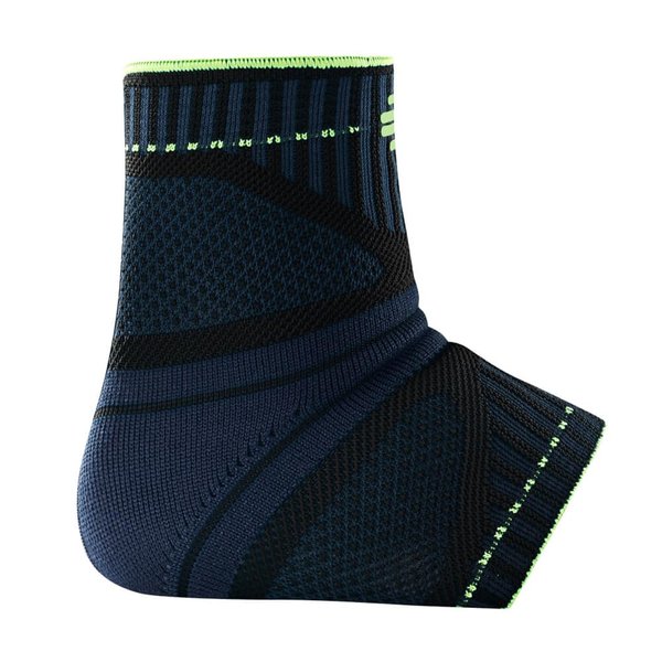 Bauerfeind Sports Ankle Support Dynamic - Ankle Compression Sleeve for Freedom of Movement - 3D AirKnit Fabric for Breathability - Premium Quality & Washable (M, Black)