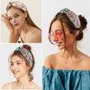 BEGOOD Headband for Women Womens Knotted Wide Headbands Top Knot Hairband Designer Headbands Turban Hair Accessories for Girls 2Pcs Paisley