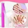 Lasnten 24 Pcs Crystal Glass Nail Files with Case Bulk Nails Manicure for Women Girls Professional Glass Nail File Double Sided, 12 Colors