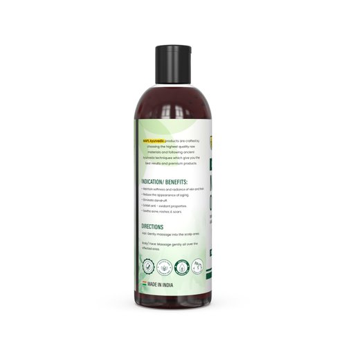 MAPL - Neem Oil- Restorative Hair Care – Indian Neem Hair Oil For Dry Damaged Hair and Growth – For Men & Women - Hair Strengthening - Neem To Prevent Dryness & Dandruff - 6.7 fl oz