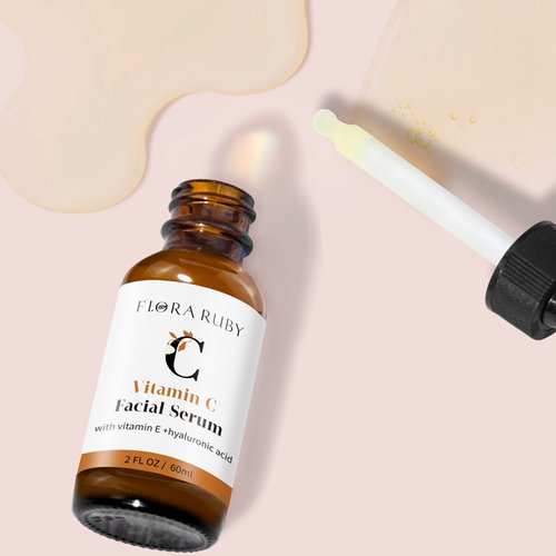 Pure Vitamin C Facial Serum Anti Aging Face Serum with Vitamin C, Hyaluronic Acid, Vitamin E & More – Brightening Serum for Dark Spots, Sensitive Skin & Wrinkles, 2 Fl Oz