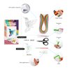 Uniquilling Quilling Paper Quilling Kit for Adults Beginner - 8 * 10in Hummingbird, Exquisite DIY Craft Wall Art Decor Best Gifts Painting Kits Paper Quilling Tools(Basic)