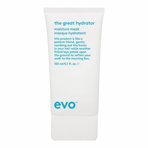 EVO The Great Hydrator Moisture Hair Mask - Moisturise, Add Softness & Shine, Nourishing & Hydrating Treatment for Dry Hair - 150ml / 5.1fl.oz