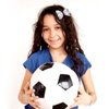 Vovii Soccer Bows Hair Clips for Girls, Soccer Ribbon Bows for Girls, Soccer Hair Accessories for Girls Outfit