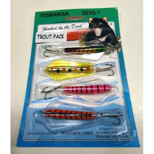 Tom's Taz Lures Trout Multipack - 13.5 Gram Tasmanian Devil Fishing Lure