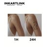 INKARTLINK Temporary Tattoos, Semi Permanent Tattoos Adult Art Designs Waterproof Temporary Tattoos Party Favors Tattoo Stickers Realistic, No Adhesive, Lasts 1-2 Weeks Black (Henna 2)