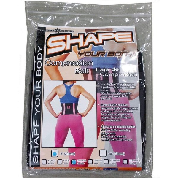 Compression Belt - NeoSports - Waist Trimmer - Back Pain Reliever (S, Black)