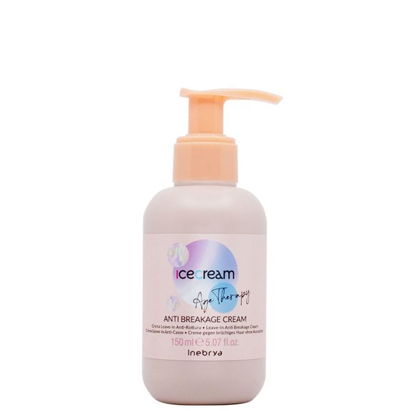 Inebrya Ice Cream Age Therapy Anti-Breakage Cream - Strengthening and Nourishing Treatment, 150 ML