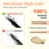 Micro Link Hair Extensions Human Hair 30g 18inch#(1660) Highlight Golden Blonde Microlink Hair Extensions Human Hair Microbead Hair Extensions Microlink Hair Extensions Micro Beads Hair Extensions