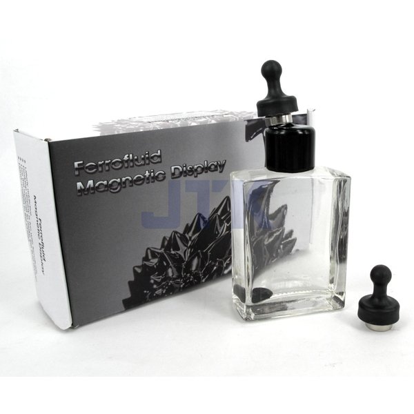 Amazing Ferrofluid Magnetic Display in a Bottle, Ferrofluid Magnetic Liquid Display Desk Toy, Magnetism Science Kits by C&H Solutions