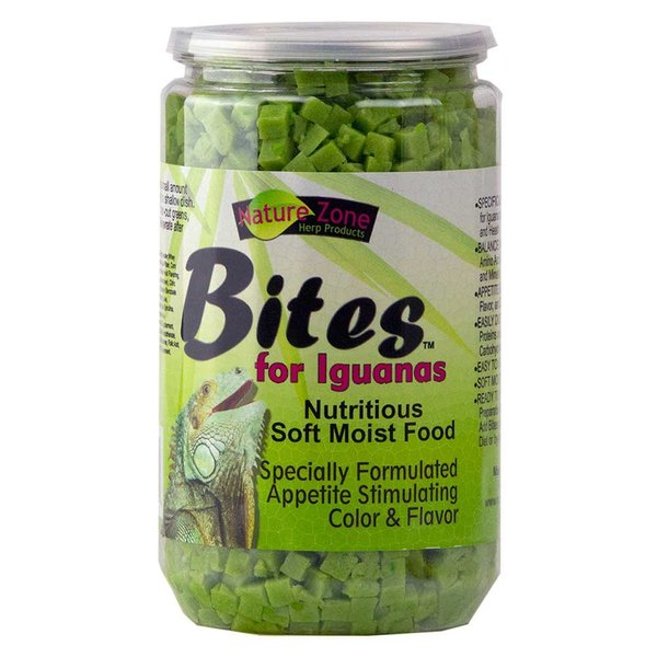 Nature Zone Bites For Iguanas, Soft Moist Food, 24-Ounce