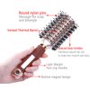 PERFEHAIR Oval Styling Vent Hair Brush for Blow Drying, Double Sided Boar and Nylon Bristle Brush for Medium Short Length Hair