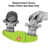 Little People Replacement Part for Fisher-Price Schoolhouse Playground Playset HHR47 - Replacement Green Teeter-Totter See-Saw