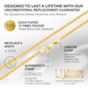 LIFETIME JEWELRY 24k Real Gold Plated 4mm Rope Chain Necklace Diamond Cut Gold Chain for Men Women Boys (20 inches, Gold Plated)