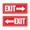 Exit Sign Arrow Stickers Left and Right
