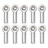 10Pcs ShareGoo M3 Tie Rod End Ball Head Holder Link 3mm Thread Ball Joint Compatible with Redcat HSP Traxxas Axial 1/10 RC Car Truck Boat DIY Robot Airplane,L26mm (Silver)