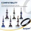 KEEPOW E0205 Vacuum Belt for Eureka Power Speed Vacuum, Replacement Parts for Eureka Vacuum NEU182B NEU182A NEU181 NEU180 NEU188A NEU192 NEU186 NEU188 NEU190 Series (2 Pack)