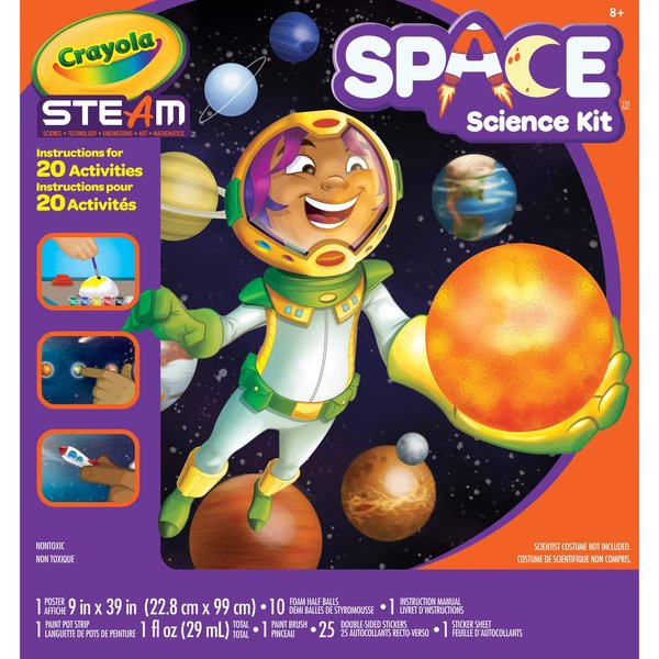 Crayola Solar System Science Kit, Educational Toy, Gift for Kids, Ages 7, 8, 9, 10