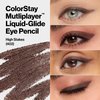 REVLON ColorStay Multiplayer Liquid-Glide Eye Pencil, Multi-Use Eye Makeup With Blending Brush, Blends Then Sets, Creamy Texture, Waterproof, Smudge-proof, Longwearing, 402 High Stakes, 0.03 oz