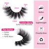 False Eyelashes, Midnight Mink Style, for Women,Natural Lashes Wispy Eyelashes Short Mink Lashes Fluffy Fake Eyelash 1Pairs