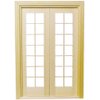 Dollhouse Miniature Classic French Doors