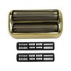 BUTITNOW New Replacement Shaver Foil Double Foil Head for BaByliss PRO FXRF2G - Gold