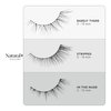 Velour Effortless Invisible Lashes - Lash Extension Look - Natural-Looking False Eyelashes - Reusable Fake Lashes - Fluffy & Lightweight No-Trim Lashes - Vegan - Glue not included (Stripped)