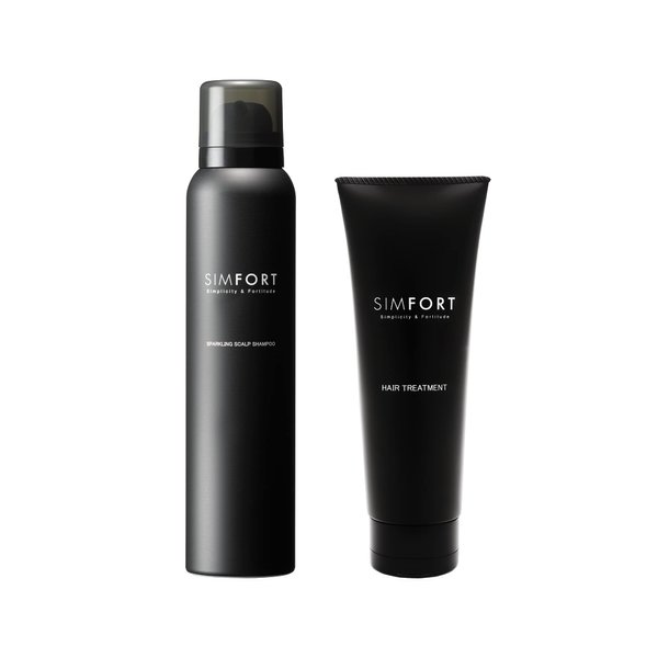 SIMFORT SPARKLING SCALP SHAMPOO+Conditioner for Thinning Hair and Hair Loss - Hair Growth Treatment (Hair Growth Kit)