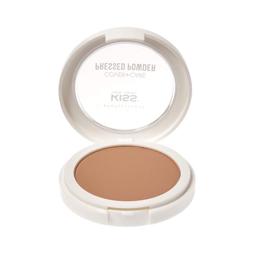 KISS Cover and Care Acne Control Pressed Powder Shine Free Face Light Weight Makeup Setting Powder - APP328 (Honey Beige)