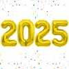 2025 balloons 40 inch 2025 gold balloons gold 2025 foil number balloons for happy new years decorations 2025 number balloons for new years eve party supplies 2025, Christmas, Graduations, Birthday
