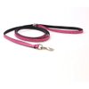 Sylvans Sunset Polka Dot Pink/Black Dog Leash (XS-1/2 x4')