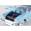 1958 Chevrolet Impala Convertible, Blue - Motormax Premium American 73267 - 1/24 Scale Diecast Model Car, unisex-children