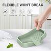 Soap Dish for Shower,4 Pcs Thickened Soap Dish,Great High-Purity Silicone Soap Dish,Self Draining Soap Dish Soap Tray Bathroom Soap Dish Bathtub Soap Dish
