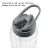 Cute Water Bottle with Straw for Girls Women, BPA FREE Tritan &Leak Proof & Carry Handle & Pretty Design, 32oz/950ml (Flower)