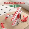 Mould King Mini Vintage Biplane Building Sets, Mini Biplane Building Blocks, Toy Airplane Building Kit, Micro Aircraft Building Toys for Age 8+(300PCS)