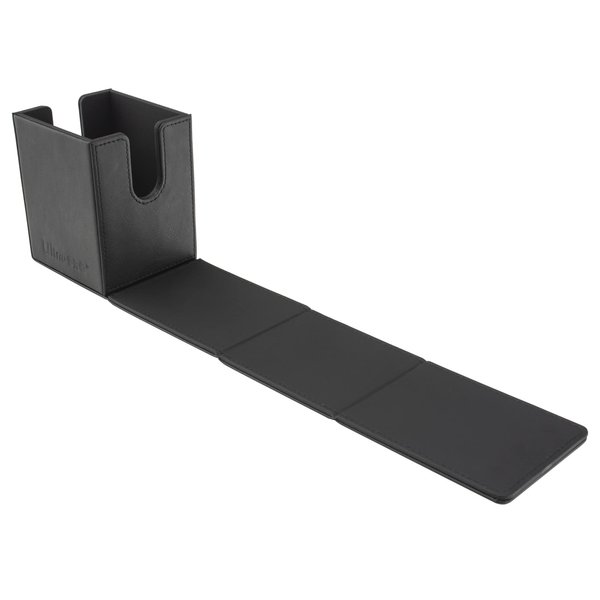 Ultra Pro - Vivid Alcove Flip Card Deck Box (Black) - Stores & Protects Up To 100 Standard Size Collectible Cards, Baseball, Gaming, Sports or Any Standard Size Cards In Collections