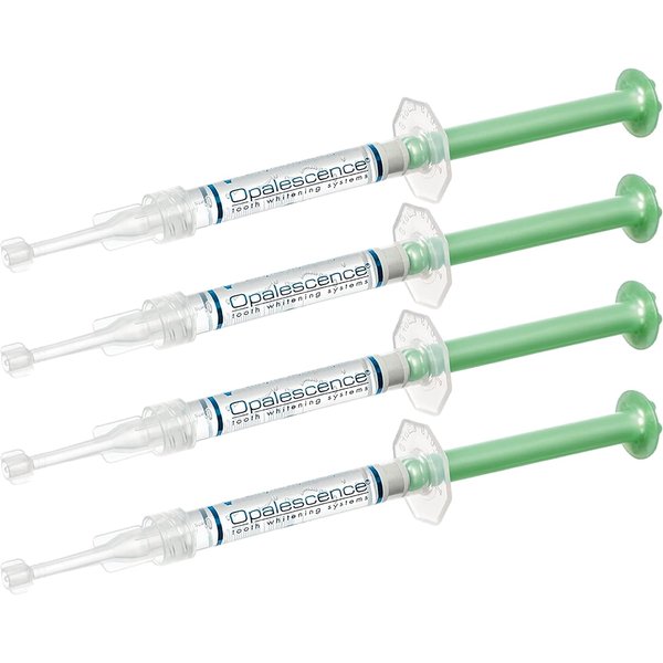 Opalescence 35% Gel Syringes Teeth Whitening - Refill Kit (2 Packs / 4 Syringes Total) Carbamide Peroxide. Made by Ultradent, in Mint Flavor. Tooth Whitening Refill Syringes 5197-2