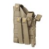 M1SURPLUS Tactical Tan Color Ambidextrous MOLLE Compatible Pistol Holster fits Glock G17 G19 G19X G20 G21 G31 G34 G35 G37 G41 SIG P226 P320 M17 Pistols