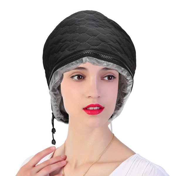 Hair Care Hat, Electric Heating Cap 3 Gears Temperature Adjustable Hot Oil Heat Treatment Hat for Household Home Salon SPA Beauty Steamer Hair Deep Conditioning