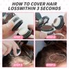 ZENTANMEI Root Touch Up Hairline Powder Instantly Hair Powder for Thinning Hairline Cover Up Conceals Hair Loss Thin Hair Receding Hairline Shadow Filler for Men & Women (Medium Brown)