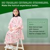 PERFEHAIR Kids Haircut Cape with Sleeves - Adjustable Snap Closure, Barber Cape for Boys & Girls, Professional Salon-Quality Hair Cutting Cape, Cute Animal Print, for Home & Salon Use