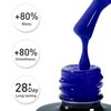 beautilux Royal Blue Gel Nail Polish, 1Pcs Dark Cobalt Blue Color Gel Polish High Gloss Manicure Salon at Home for Women (10ML)