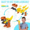 Elitoky Dinosaur Toys, Take Apart Dinosaur Toys for Kids, Educational Construction Building Sets with Electric Drill Storage Box - Birthday Gifts for Toddlers Boys Girls Age 3 4 5 6 7 8 Year Old