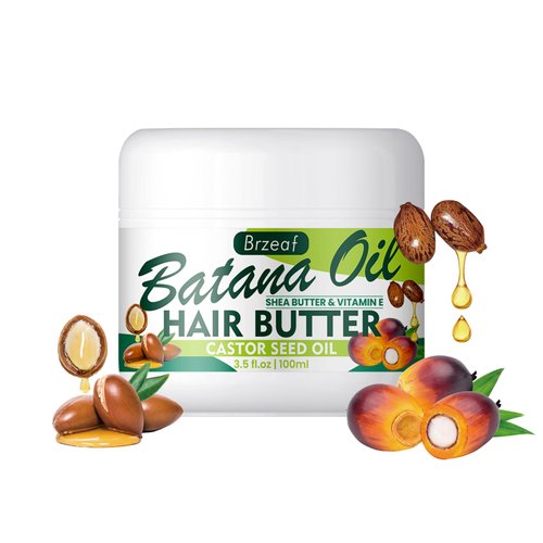 Brzeaf Natural Batana Oil for Hair Growth, Gentle and Non-Greasy, Raw Batana Oil,Prevent Hair Loss & Promote Hair Growth, Batana Oil for All Hair Types, Batana Hair Oil for Women & Men